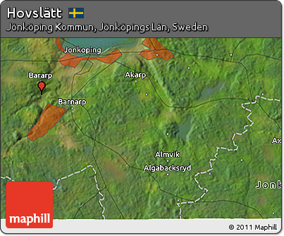 Satellite 3D Map of Hovslätt