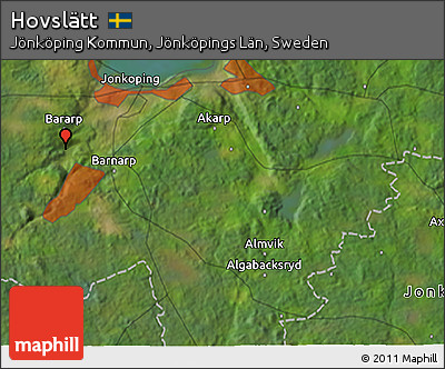 Satellite 3D Map of Hovslätt