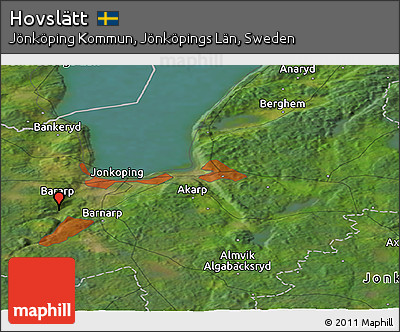 Satellite Panoramic Map of Hovslätt