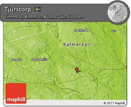 Physical 3D Map of Tjurstorp