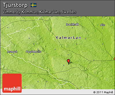 Physical 3D Map of Tjurstorp