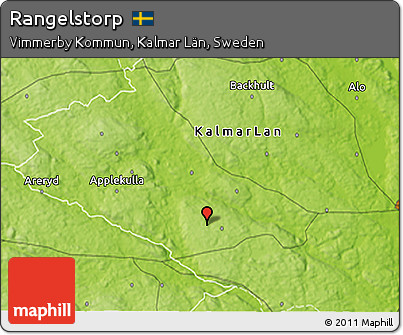 Physical 3D Map of Rangelstorp