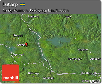 Satellite 3D Map of Lutarp