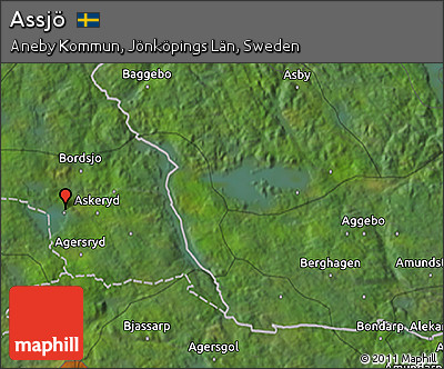 Satellite 3D Map of Assjö