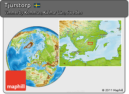 Physical Location Map of Tjurstorp
