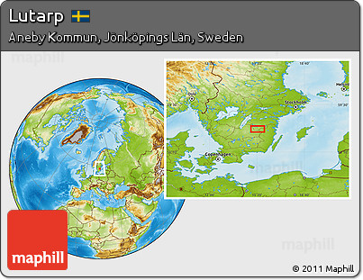 Physical Location Map of Lutarp