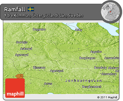 Physical Panoramic Map of Ramfall