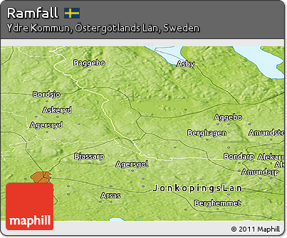 Physical Panoramic Map of Ramfall