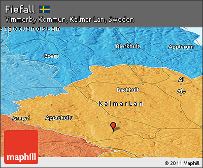 Political Panoramic Map of Fiefall