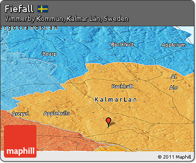 Political Panoramic Map of Fiefall