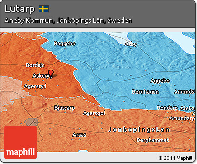 Political Panoramic Map of Lutarp