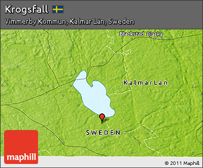Physical 3D Map of Krogsfall