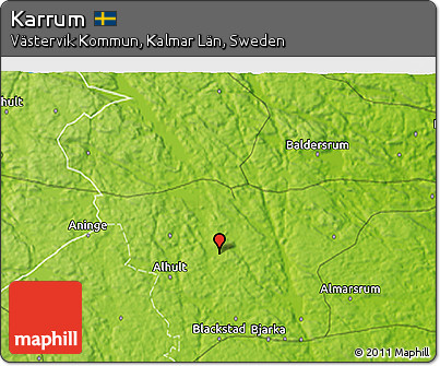 Physical 3D Map of Karrum