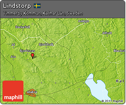 Physical 3D Map of Lindstorp