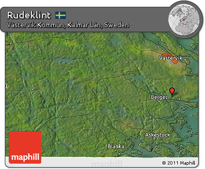 Satellite 3D Map of Rudeklint