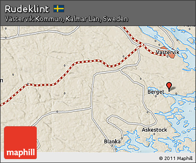 Shaded Relief 3D Map of Rudeklint