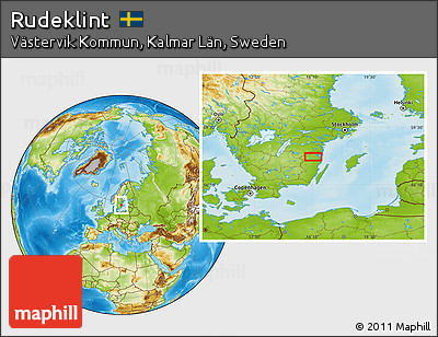 Physical Location Map of Rudeklint