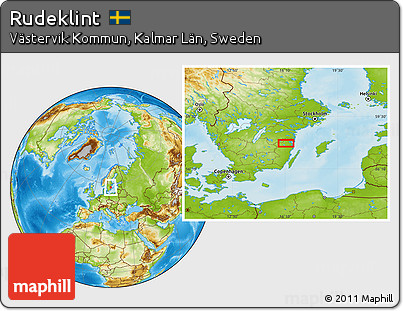 Physical Location Map of Rudeklint