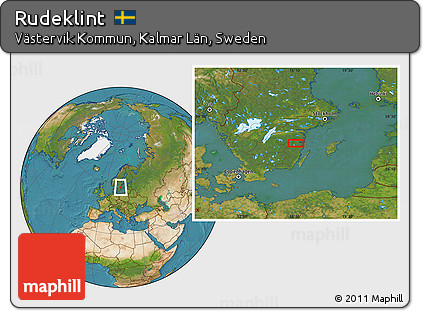 Satellite Location Map of Rudeklint