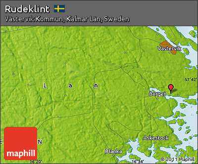 Physical Map of Rudeklint