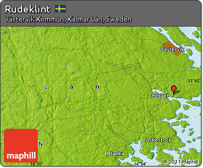 Physical Map of Rudeklint