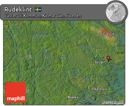 Satellite Map of Rudeklint
