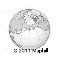 Outline Map of the Area around 57° 46' 59" N, 178° 34' 29" E, rectangular outline