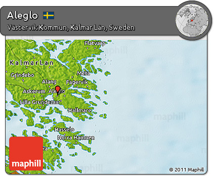 Physical 3D Map of Aleglo