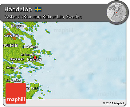 Physical 3D Map of Händelöp