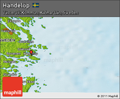 Physical 3D Map of Händelöp