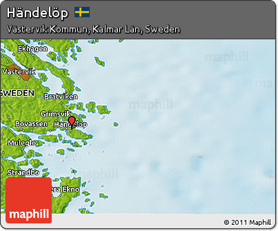 Physical 3D Map of Händelöp