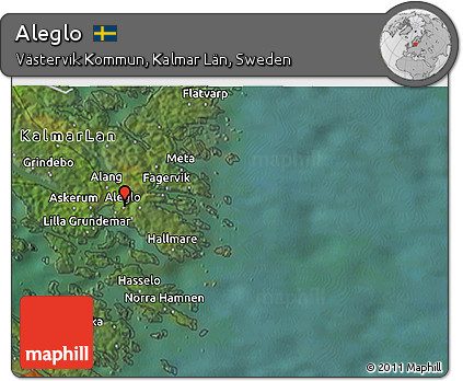 Satellite 3D Map of Aleglo