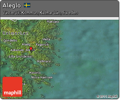 Satellite 3D Map of Aleglo