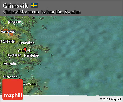 Satellite 3D Map of Grimsvik