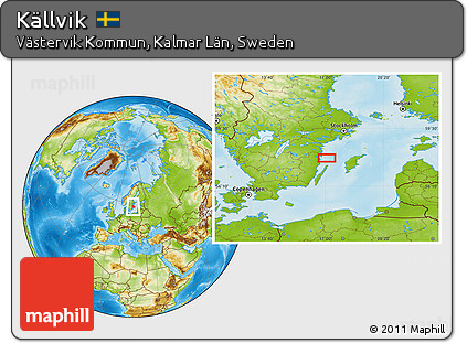 Physical Location Map of Källvik