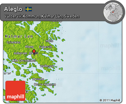 Physical Map of Aleglo