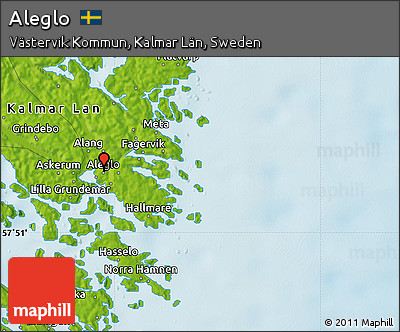 Physical Map of Aleglo
