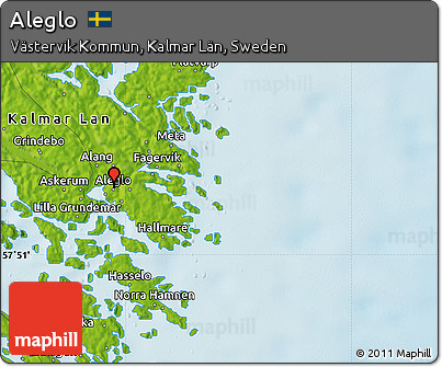 Physical Map of Aleglo