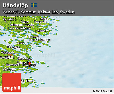 Physical Panoramic Map of Händelöp