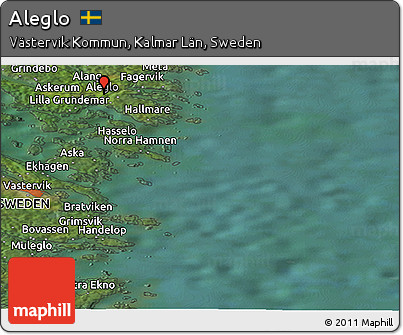 Satellite Panoramic Map of Aleglo