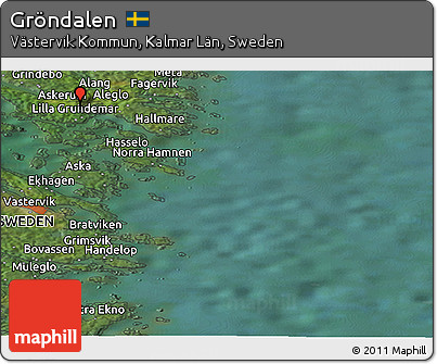 Satellite Panoramic Map of Gröndalen