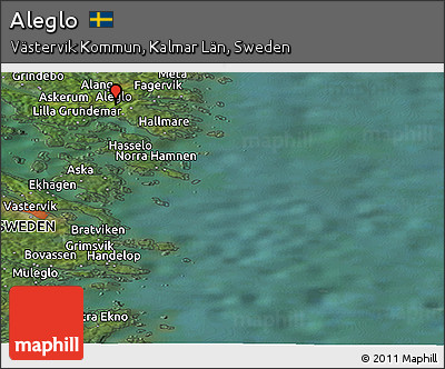 Satellite Panoramic Map of Aleglo