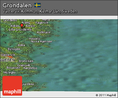 Satellite Panoramic Map of Gröndalen