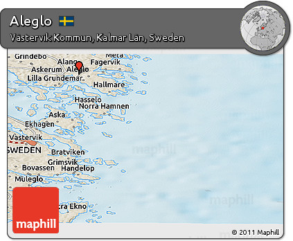 Shaded Relief Panoramic Map of Aleglo