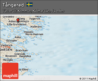 Shaded Relief Panoramic Map of Tångered