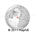 Outline Map of the Area around 57° 46' 59" N, 17° 46' 29" W, rectangular outline