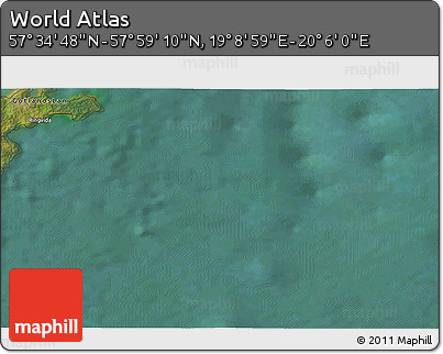 Satellite 3D Map of the Area around 57° 46' 59" N, 19° 37' 30" E