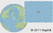 Savanna Style Location Map of the area around 57° 46' 59" N, 19° 28' 30" W