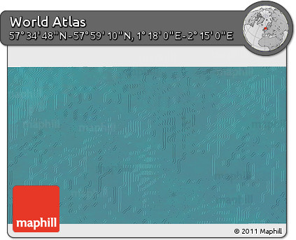 Satellite 3D Map of the Area around 57° 46' 59" N, 1° 46' 29" E