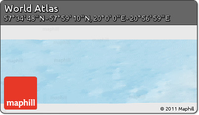 Physical Panoramic Map of the Area around 57° 46' 59" N, 20° 28' 30" E